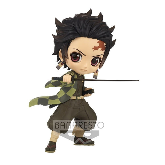 Tanjiro Kamado Kimetsu no Yaiba Q Posket Sepia Figure - Authentic Japanese Anime Figure | figurejp