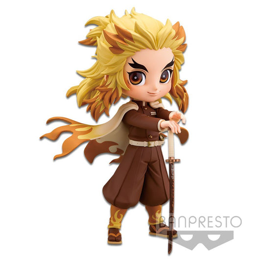Kyojuro Rengoku Kimetsu no Yaiba Q Posket Sepia Figure - Authentic Japanese Anime Figure | figurejp