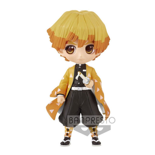 Zenitsu Agatsuma Kimetsu no Yaiba Q Posket Sepia Figure - Authentic Japanese Anime Figure | figurejp