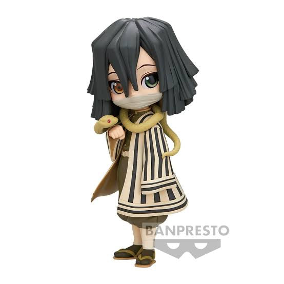 Obanai Iguro Kimetsu no Yaiba Q Posket Sepia Figure - Authentic Japanese Anime Figure | figurejp