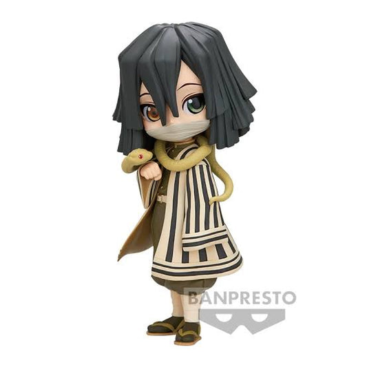 Obanai Iguro Kimetsu no Yaiba Q Posket Sepia Figure - Authentic Japanese Anime Figure | figurejp