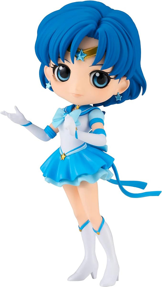 Eternal Sailor Mercury Sailor Moon Q Posket Figure - Authentic Japanese Anime Figure | figurejp
